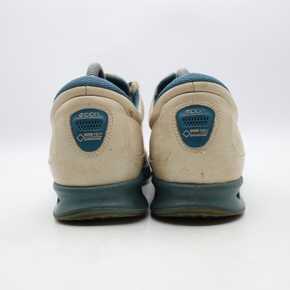 Ecco Cool Gore-Tex Golf Cream Sneaker Men's EU Size 42 Lace Up Low Top Comfort - Picture 5 of 12